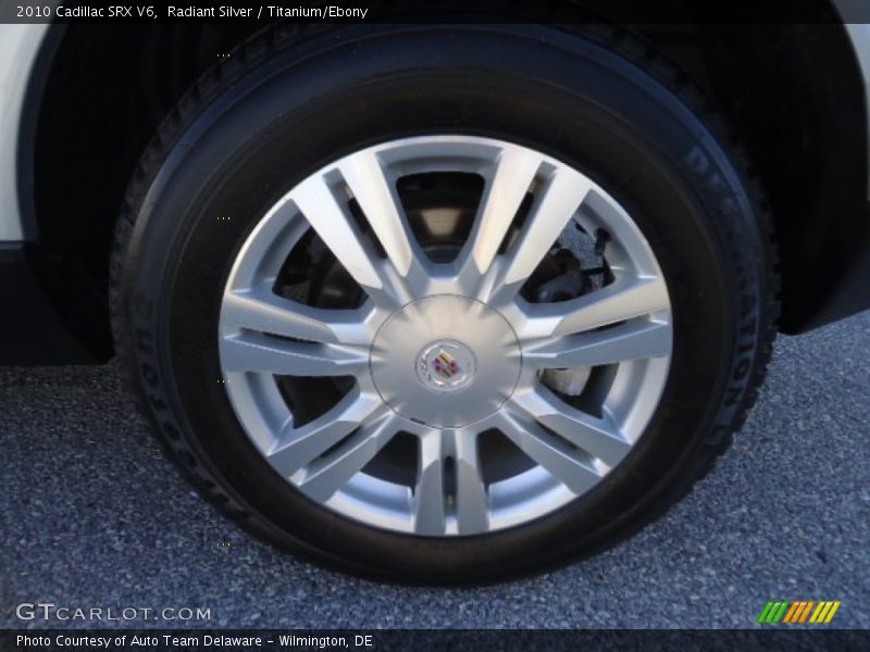 Radiant Silver / Titanium/Ebony 2010 Cadillac SRX V6