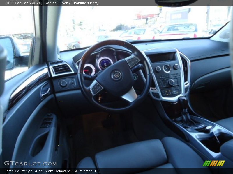Radiant Silver / Titanium/Ebony 2010 Cadillac SRX V6