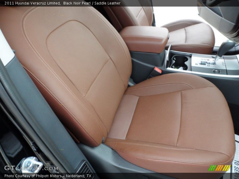  2011 Veracruz Limited Saddle Leather Interior