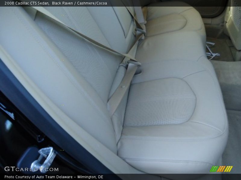 Black Raven / Cashmere/Cocoa 2008 Cadillac CTS Sedan
