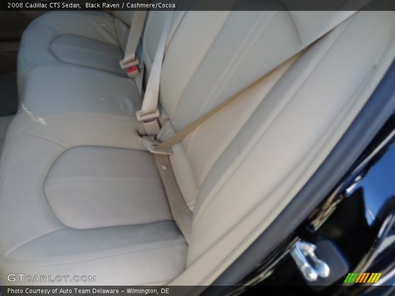 Black Raven / Cashmere/Cocoa 2008 Cadillac CTS Sedan