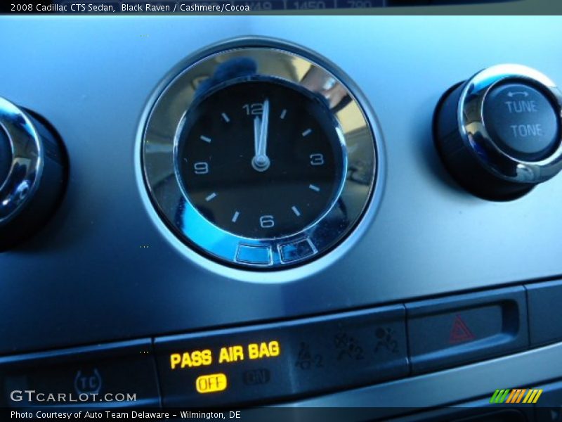 Black Raven / Cashmere/Cocoa 2008 Cadillac CTS Sedan