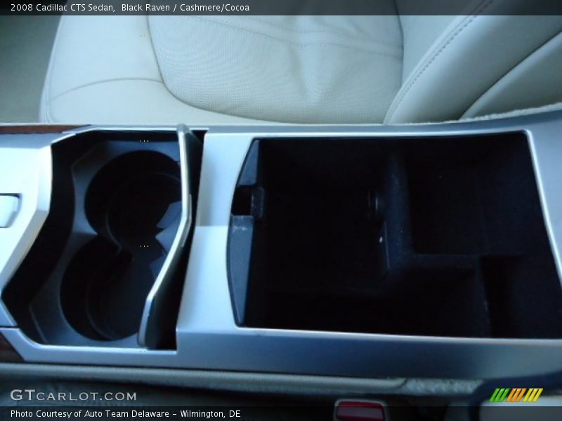 Black Raven / Cashmere/Cocoa 2008 Cadillac CTS Sedan
