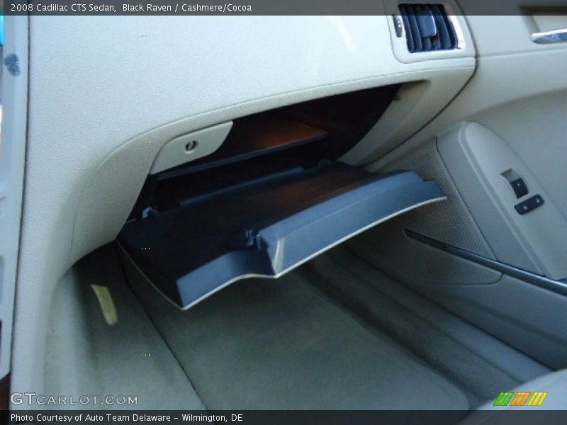 Black Raven / Cashmere/Cocoa 2008 Cadillac CTS Sedan