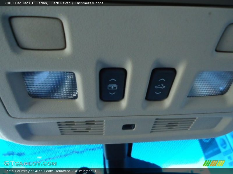 Black Raven / Cashmere/Cocoa 2008 Cadillac CTS Sedan