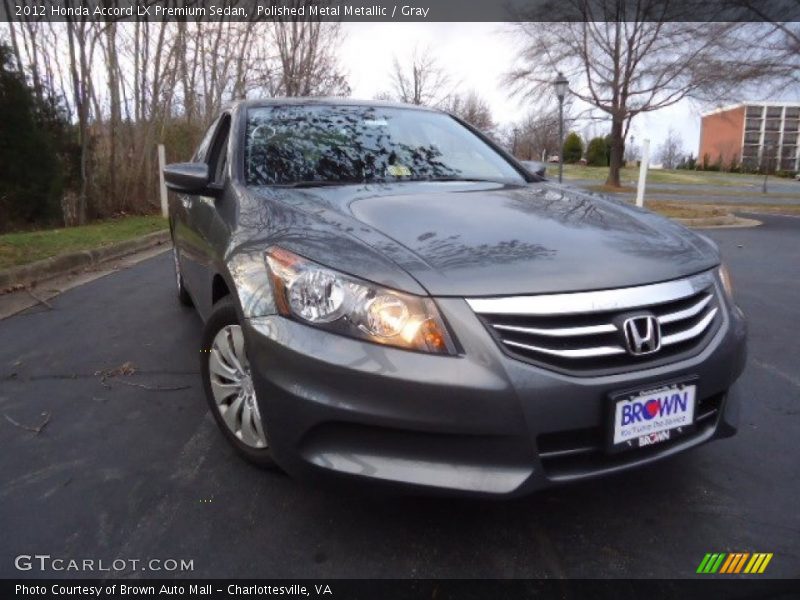 Polished Metal Metallic / Gray 2012 Honda Accord LX Premium Sedan