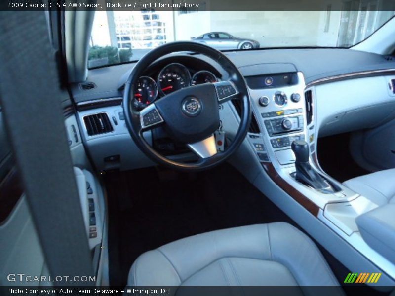 Black Ice / Light Titanium/Ebony 2009 Cadillac CTS 4 AWD Sedan