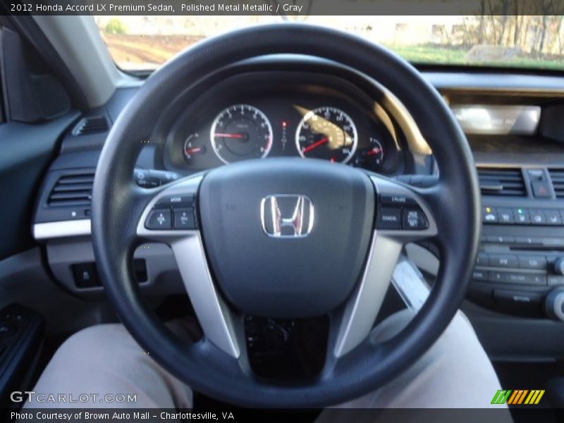 Polished Metal Metallic / Gray 2012 Honda Accord LX Premium Sedan