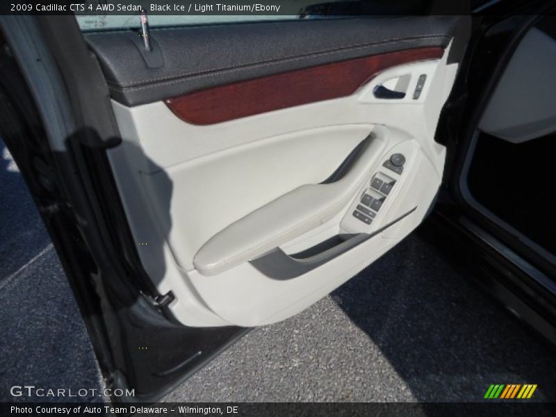 Black Ice / Light Titanium/Ebony 2009 Cadillac CTS 4 AWD Sedan