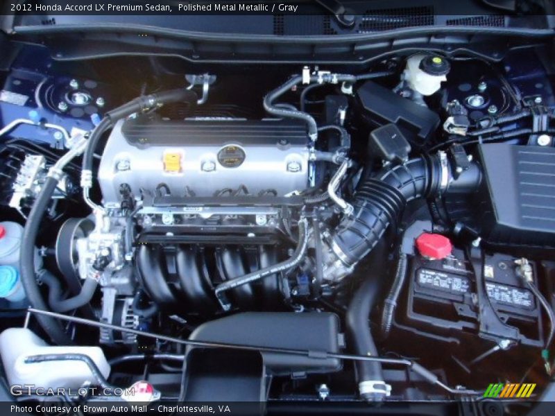  2012 Accord LX Premium Sedan Engine - 2.4 Liter DOHC 16-Valve i-VTEC 4 Cylinder