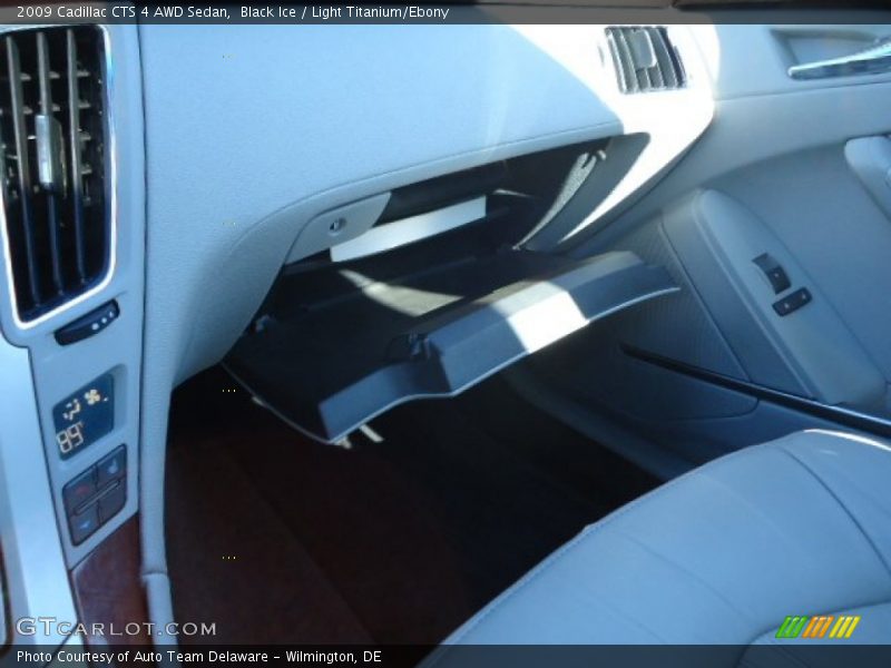 Black Ice / Light Titanium/Ebony 2009 Cadillac CTS 4 AWD Sedan