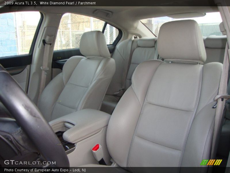 White Diamond Pearl / Parchment 2009 Acura TL 3.5