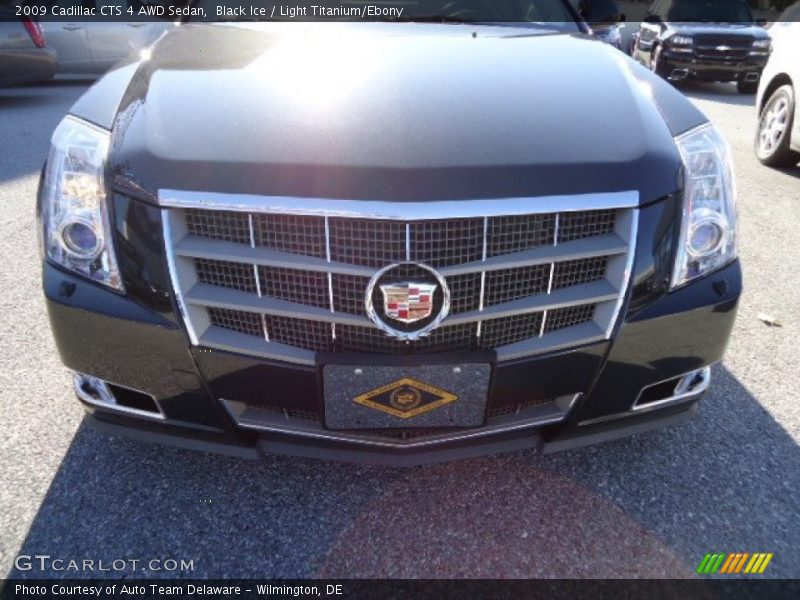 Black Ice / Light Titanium/Ebony 2009 Cadillac CTS 4 AWD Sedan
