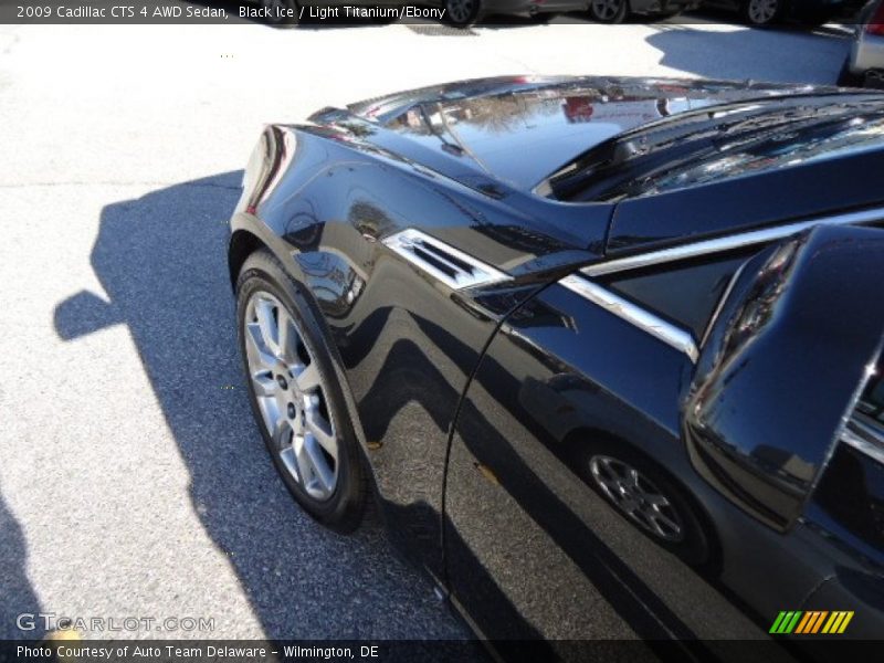 Black Ice / Light Titanium/Ebony 2009 Cadillac CTS 4 AWD Sedan