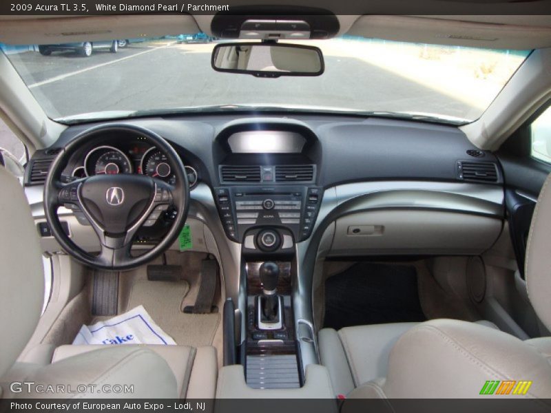 White Diamond Pearl / Parchment 2009 Acura TL 3.5