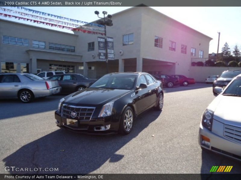 Black Ice / Light Titanium/Ebony 2009 Cadillac CTS 4 AWD Sedan