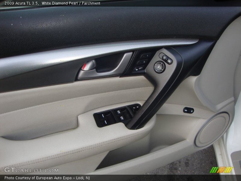 White Diamond Pearl / Parchment 2009 Acura TL 3.5