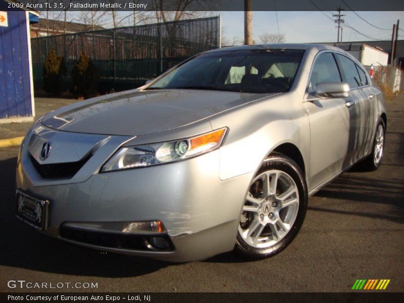 Palladium Metallic / Ebony 2009 Acura TL 3.5