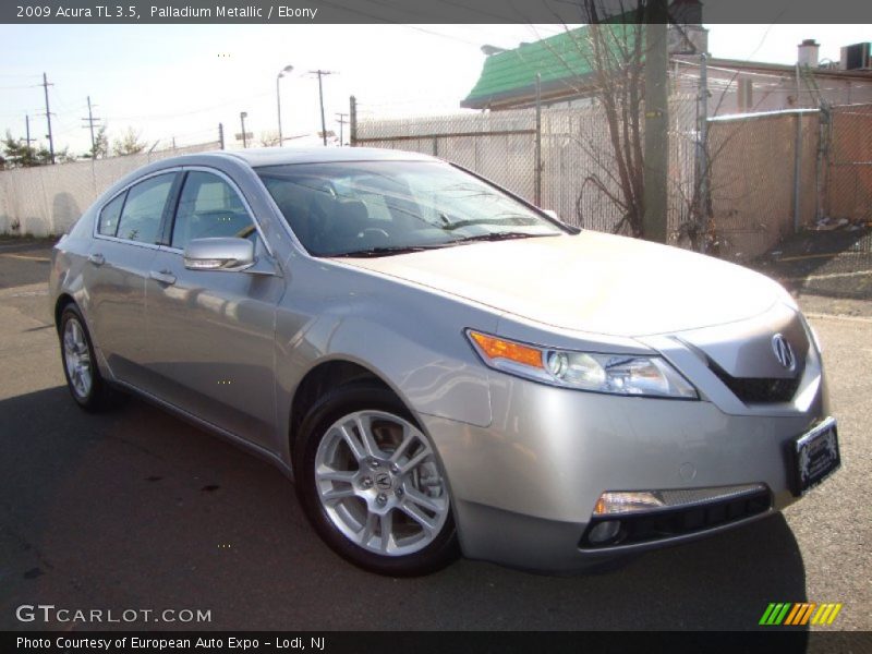 Palladium Metallic / Ebony 2009 Acura TL 3.5