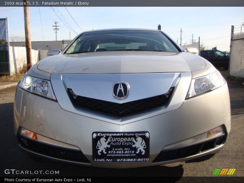 Palladium Metallic / Ebony 2009 Acura TL 3.5