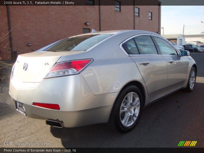 Palladium Metallic / Ebony 2009 Acura TL 3.5