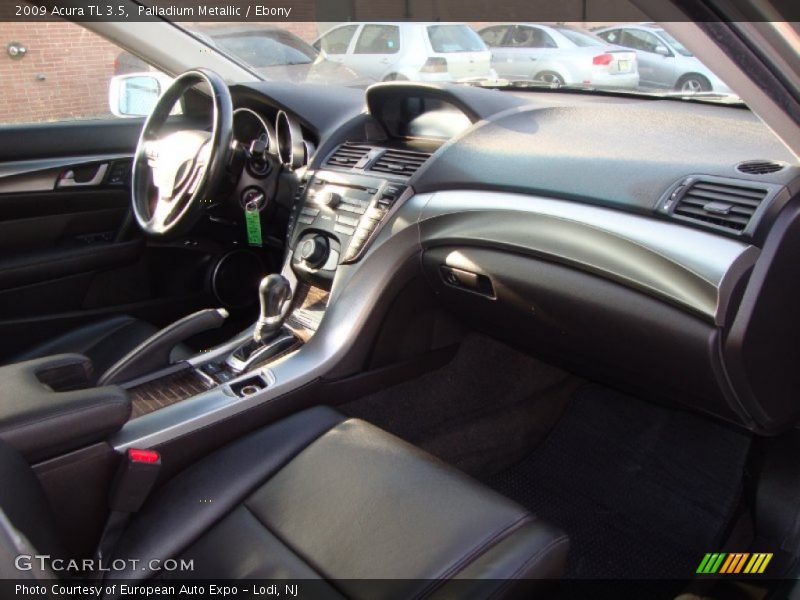 Palladium Metallic / Ebony 2009 Acura TL 3.5