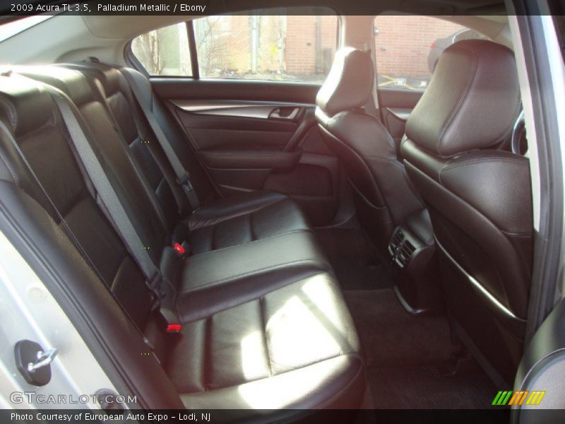 Palladium Metallic / Ebony 2009 Acura TL 3.5