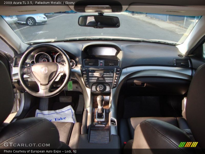 Palladium Metallic / Ebony 2009 Acura TL 3.5