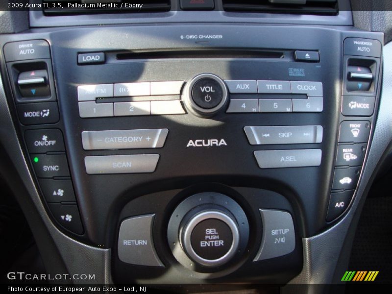 Palladium Metallic / Ebony 2009 Acura TL 3.5