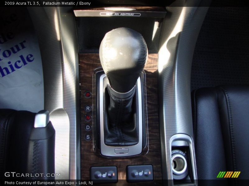 Palladium Metallic / Ebony 2009 Acura TL 3.5