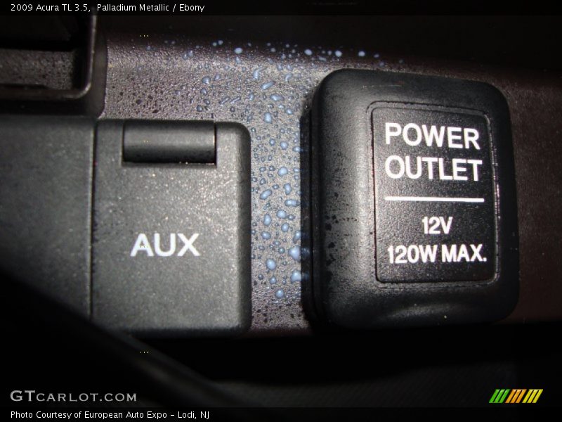 Palladium Metallic / Ebony 2009 Acura TL 3.5