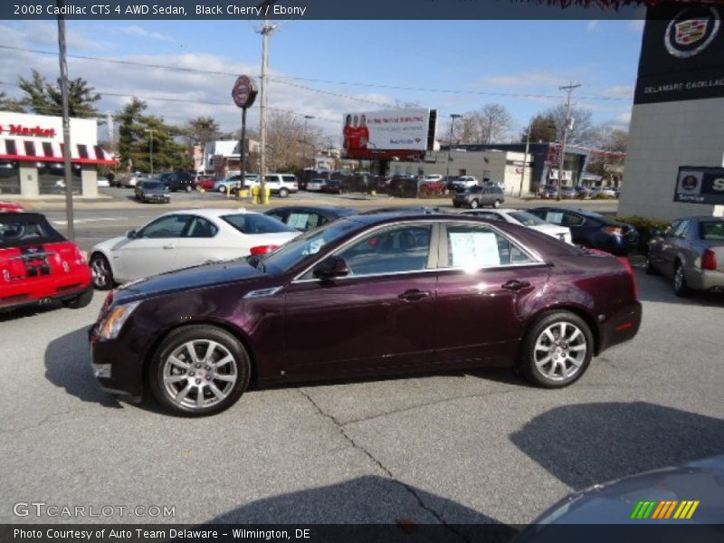  2008 CTS 4 AWD Sedan Black Cherry