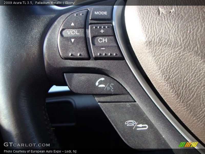 Palladium Metallic / Ebony 2009 Acura TL 3.5