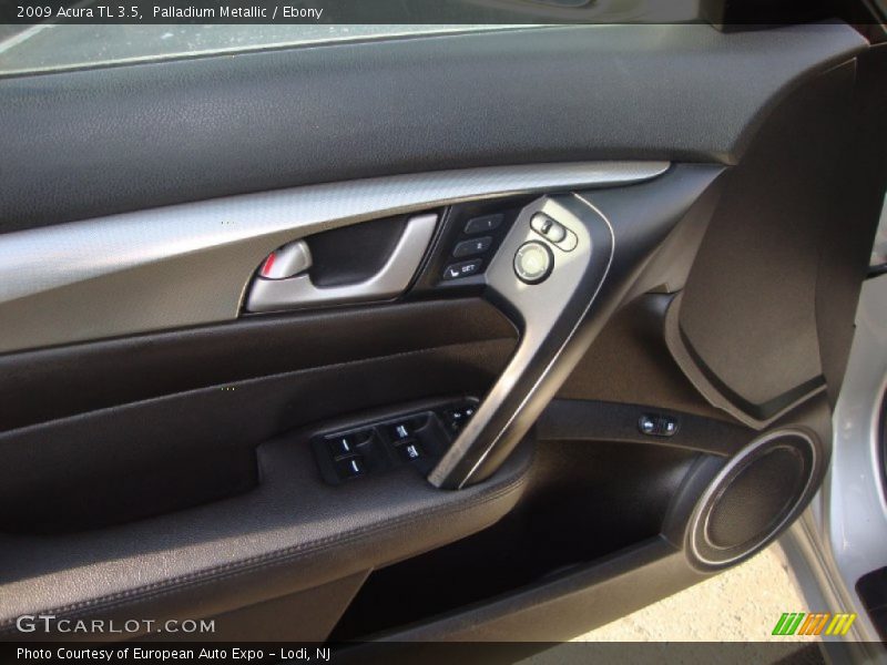 Palladium Metallic / Ebony 2009 Acura TL 3.5