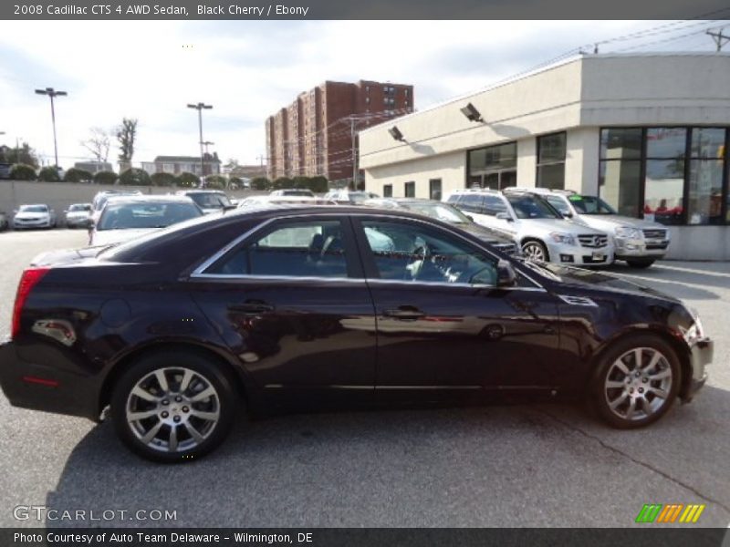 Black Cherry / Ebony 2008 Cadillac CTS 4 AWD Sedan
