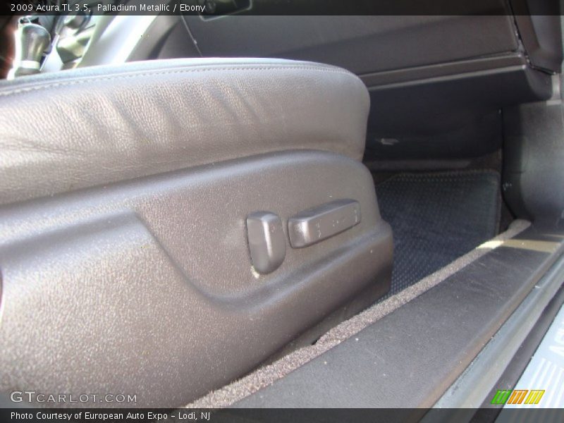 Palladium Metallic / Ebony 2009 Acura TL 3.5