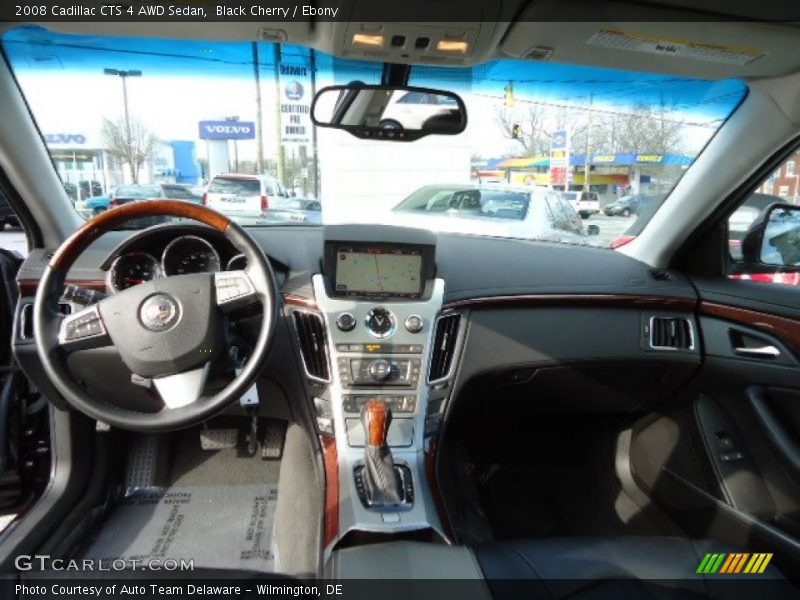 Black Cherry / Ebony 2008 Cadillac CTS 4 AWD Sedan