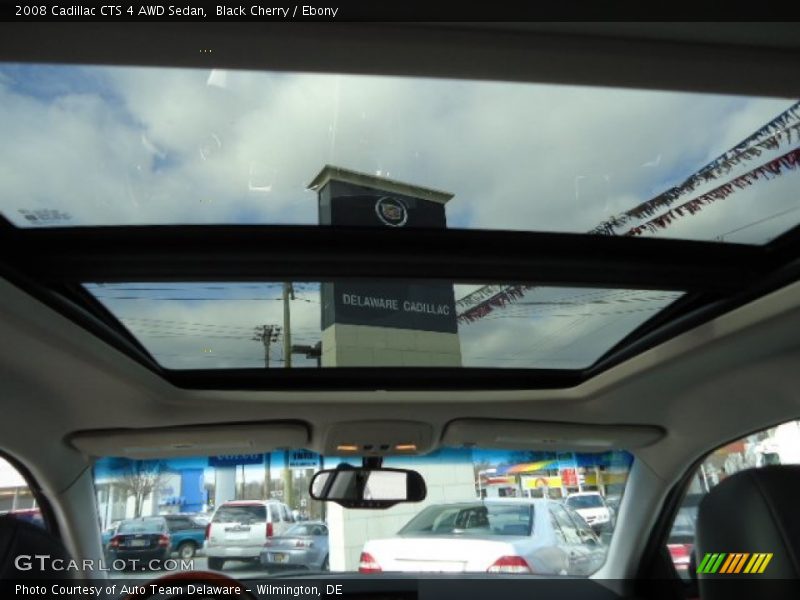 Black Cherry / Ebony 2008 Cadillac CTS 4 AWD Sedan