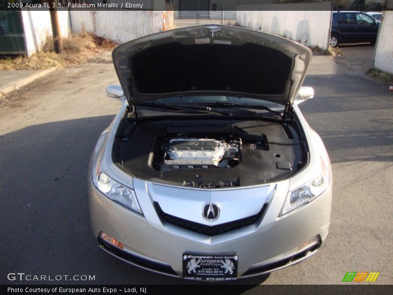 Palladium Metallic / Ebony 2009 Acura TL 3.5