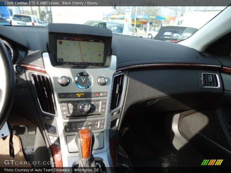 Black Cherry / Ebony 2008 Cadillac CTS 4 AWD Sedan
