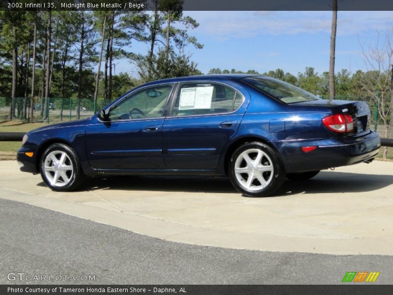 Midnight Blue Metallic / Beige 2002 Infiniti I 35