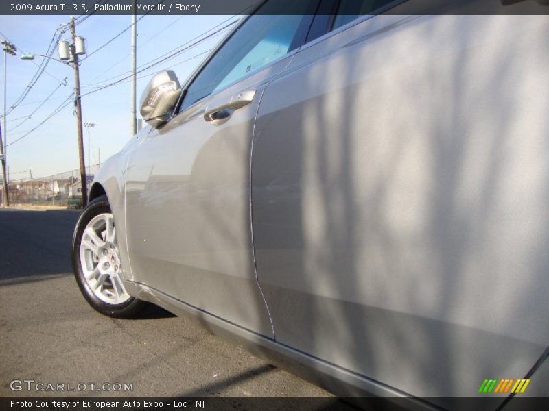 Palladium Metallic / Ebony 2009 Acura TL 3.5