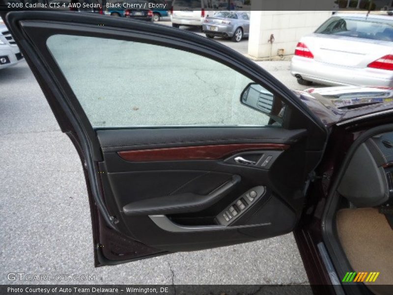 Black Cherry / Ebony 2008 Cadillac CTS 4 AWD Sedan
