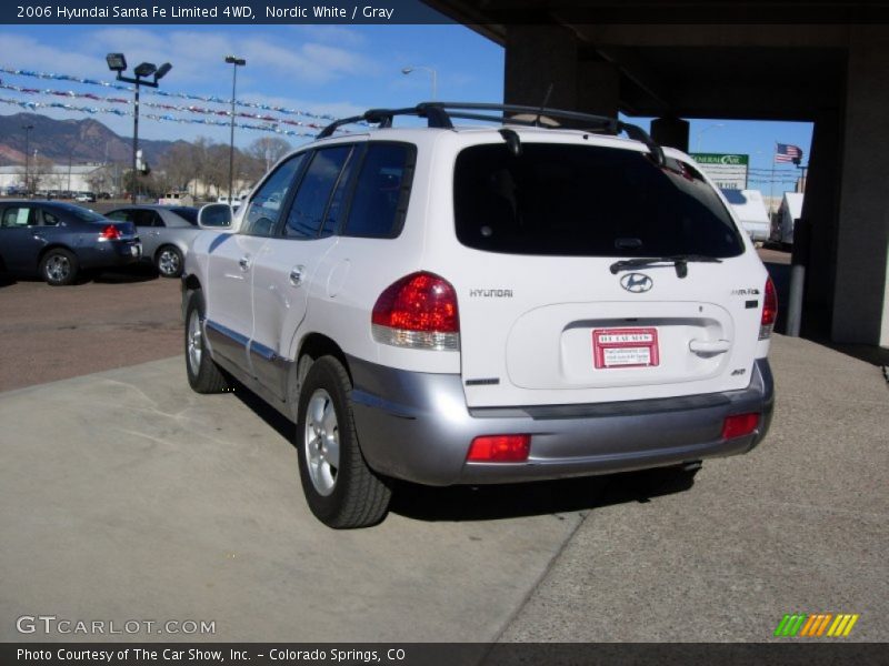 Nordic White / Gray 2006 Hyundai Santa Fe Limited 4WD