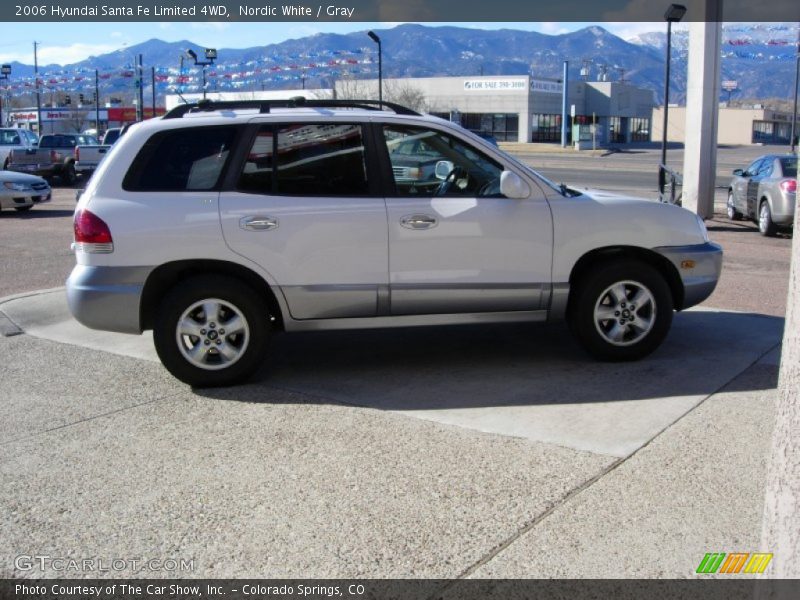 Nordic White / Gray 2006 Hyundai Santa Fe Limited 4WD
