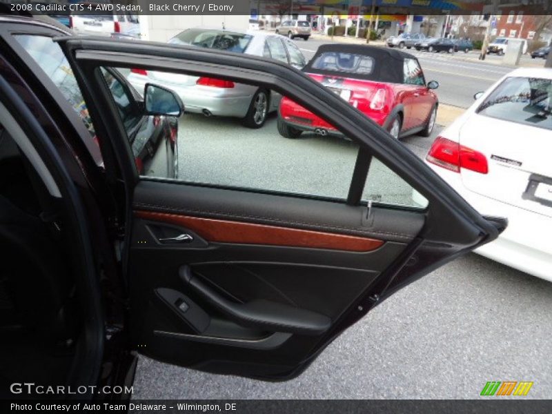 Black Cherry / Ebony 2008 Cadillac CTS 4 AWD Sedan