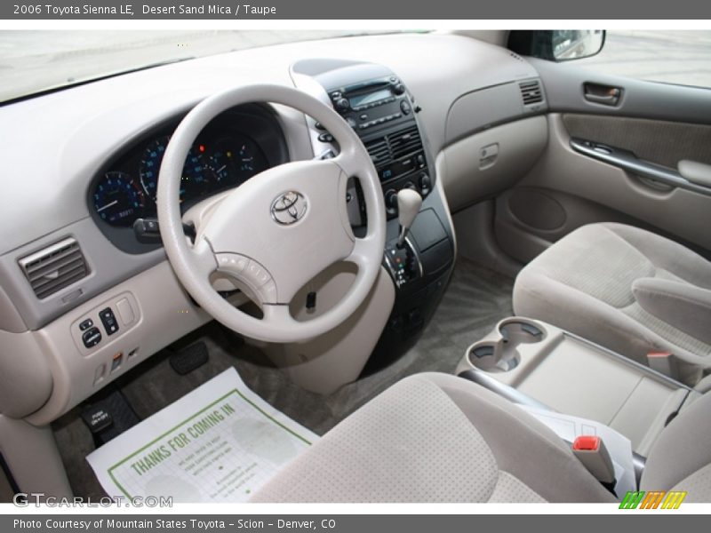 Desert Sand Mica / Taupe 2006 Toyota Sienna LE