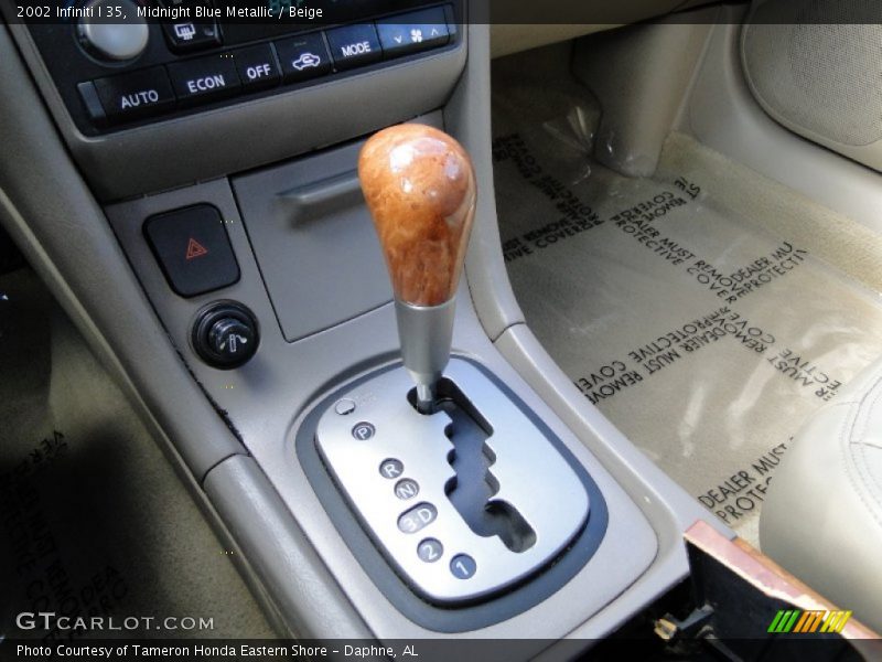Midnight Blue Metallic / Beige 2002 Infiniti I 35