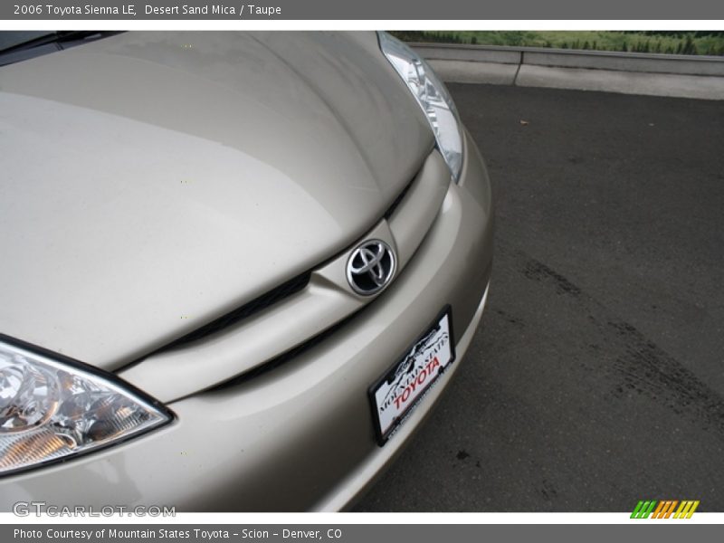 Desert Sand Mica / Taupe 2006 Toyota Sienna LE