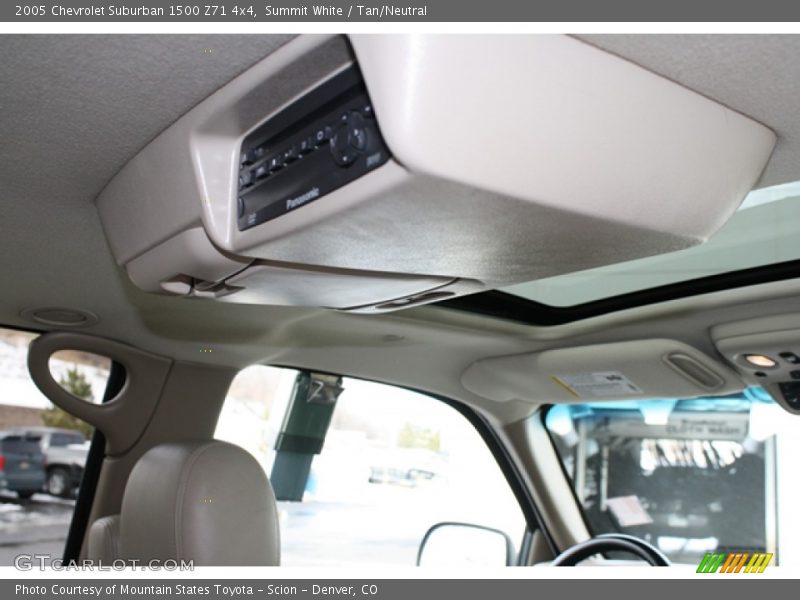 Summit White / Tan/Neutral 2005 Chevrolet Suburban 1500 Z71 4x4